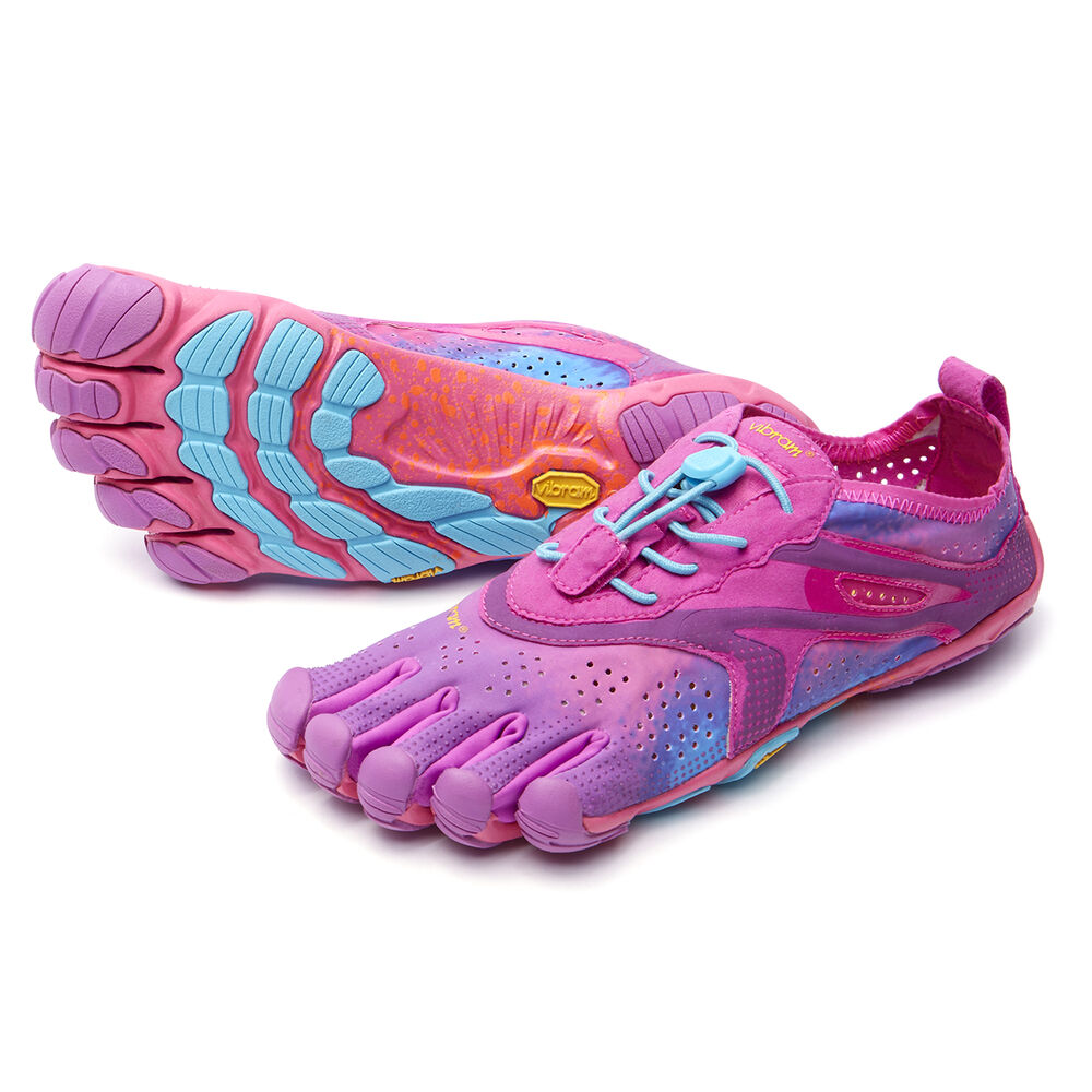Vibram Fivefingers V-Run Womens Running Shoes Purple/Blue Australia (FND621597)